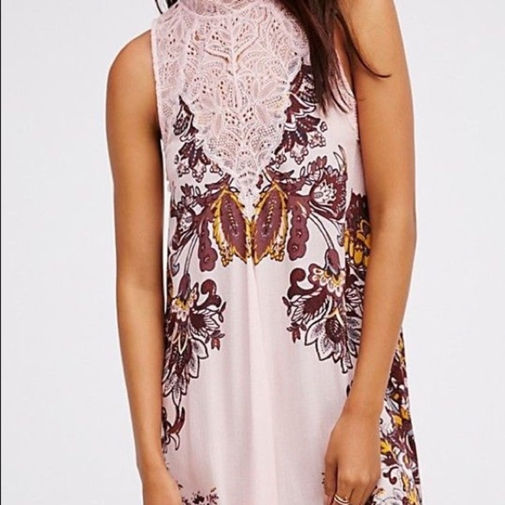 Free People Marsha Printed Dress - Never worn